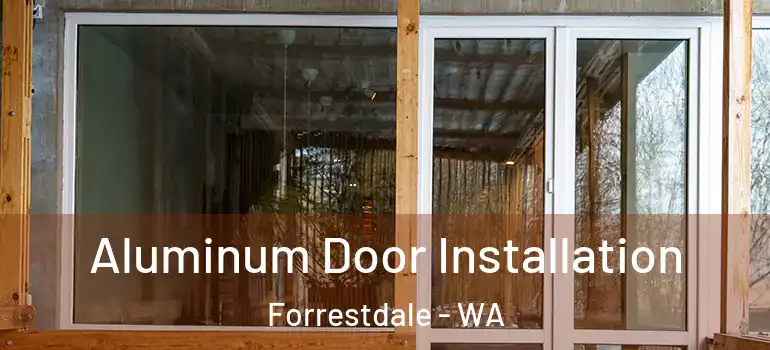  Aluminum Door Installation Forrestdale - WA
