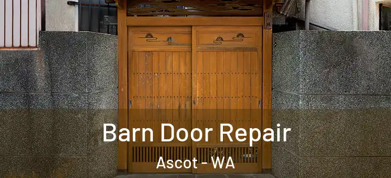 Barn Door Repair Ascot - WA