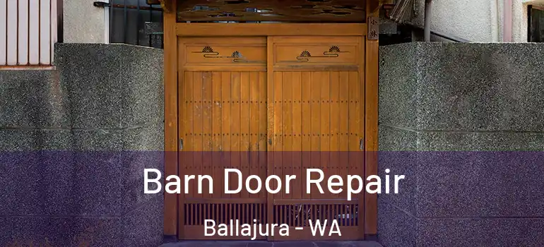 Barn Door Repair Ballajura - WA