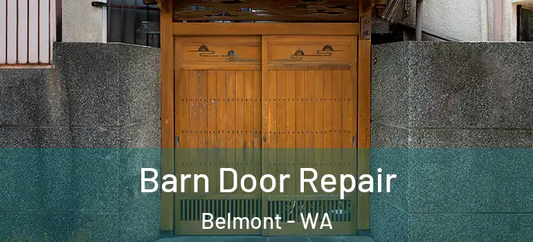 Barn Door Repair Belmont - WA