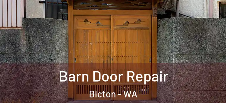  Barn Door Repair Bicton - WA