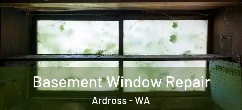  Basement Window Repair Ardross - WA
