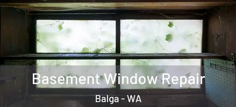 Basement Window Repair Balga - WA