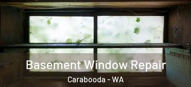  Basement Window Repair Carabooda - WA
