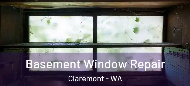 Basement Window Repair Claremont - WA