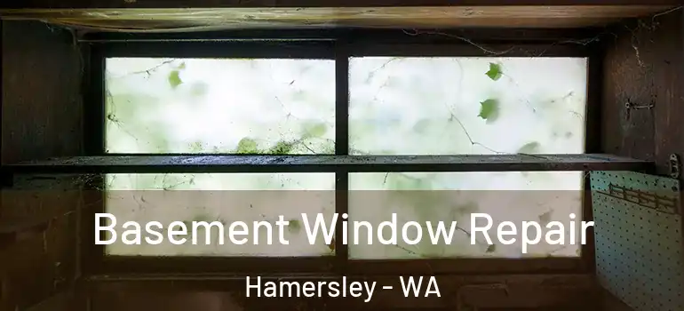 Basement Window Repair Hamersley - WA