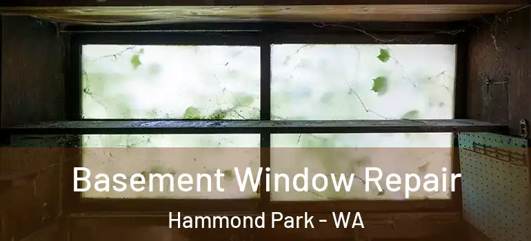 Basement Window Repair Hammond Park - WA
