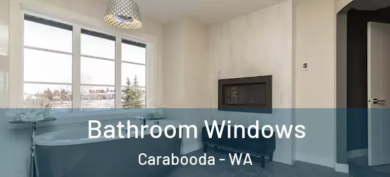  Bathroom Windows Carabooda - WA