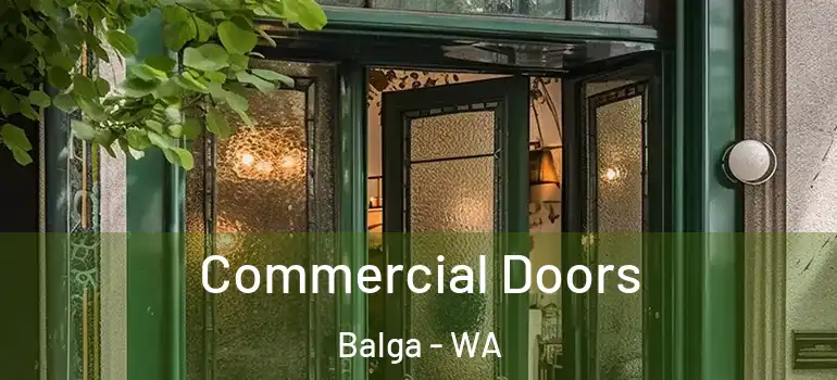 Commercial Doors Balga - WA