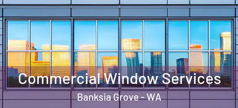 Commercial Window Services Banksia Grove - WA