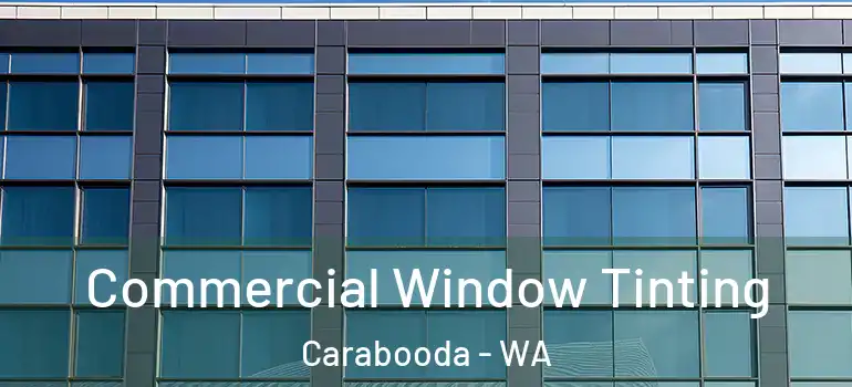  Commercial Window Tinting Carabooda - WA