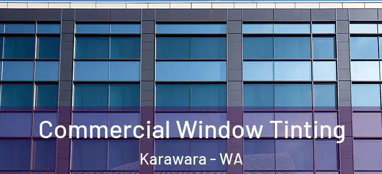  Commercial Window Tinting Karawara - WA