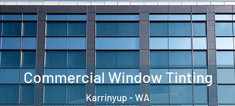 Commercial Window Tinting Karrinyup - WA