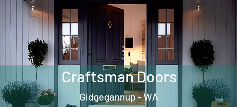 Craftsman Doors Gidgegannup - WA