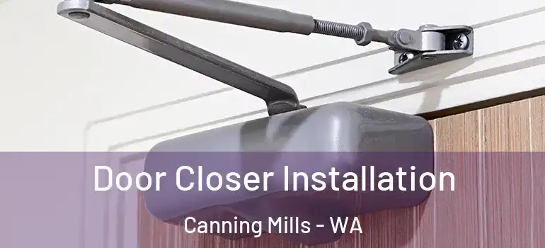 Door Closer Installation Canning Mills - WA