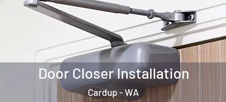  Door Closer Installation Cardup - WA