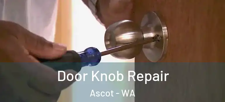  Door Knob Repair Ascot - WA