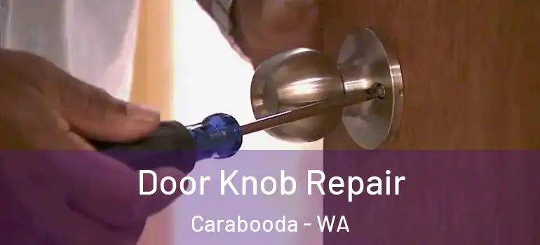  Door Knob Repair Carabooda - WA