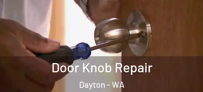  Door Knob Repair Dayton - WA