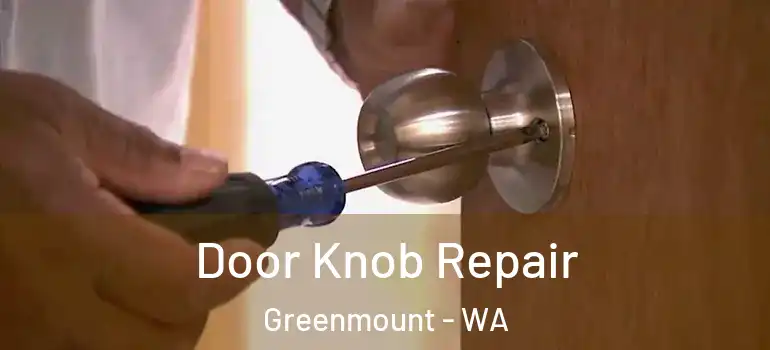 Door Knob Repair Greenmount - WA