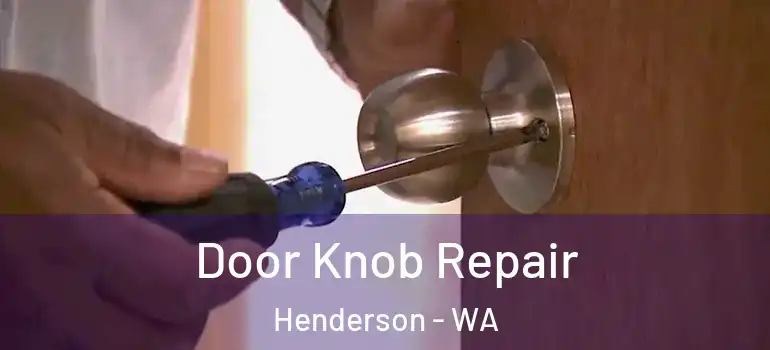  Door Knob Repair Henderson - WA