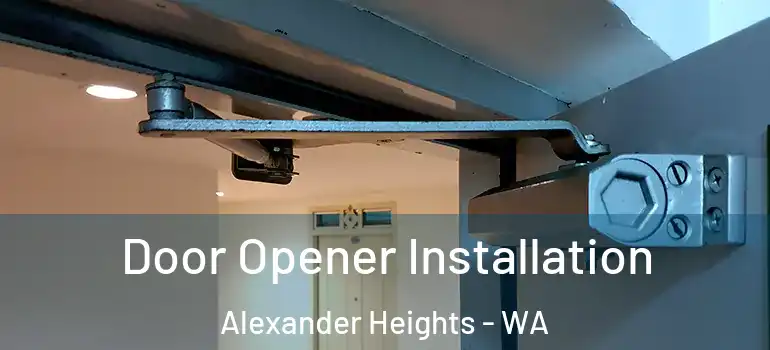 Door Opener Installation Alexander Heights - WA