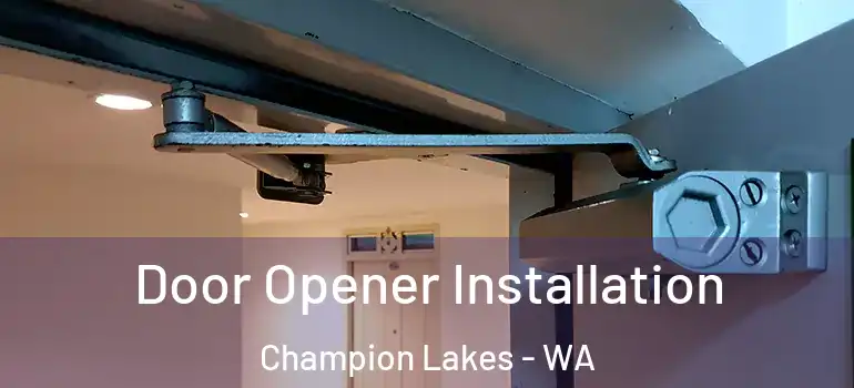  Door Opener Installation Champion Lakes - WA