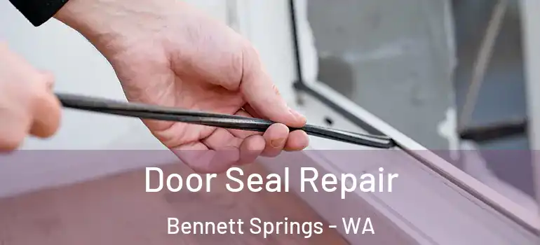  Door Seal Repair Bennett Springs - WA