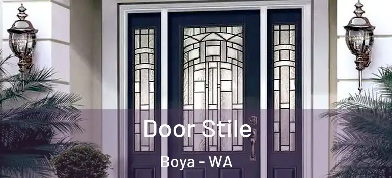  Door Stile Boya - WA