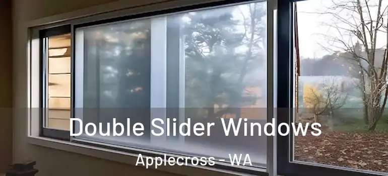 Double Slider Windows Applecross - WA