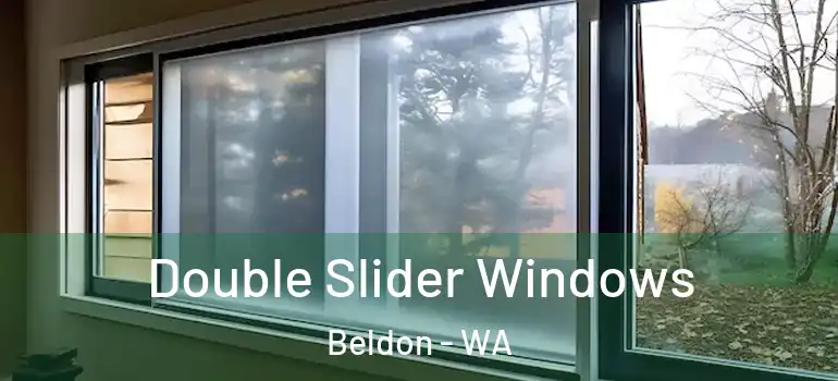Double Slider Windows Beldon - WA