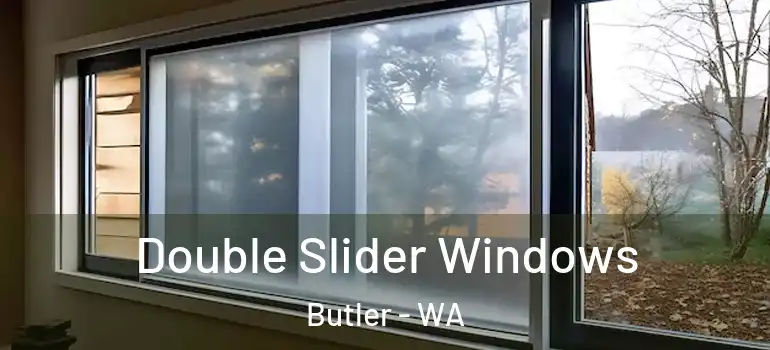 Double Slider Windows Butler - WA