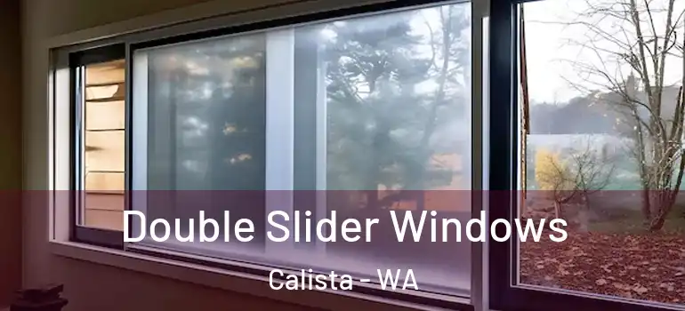 Double Slider Windows Calista - WA