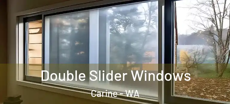 Double Slider Windows Carine - WA