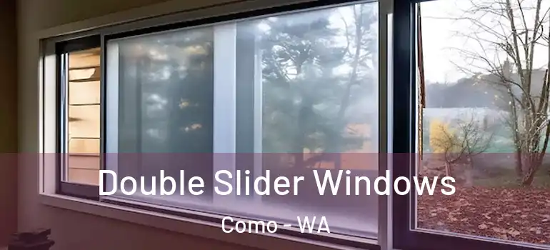 Double Slider Windows Como - WA