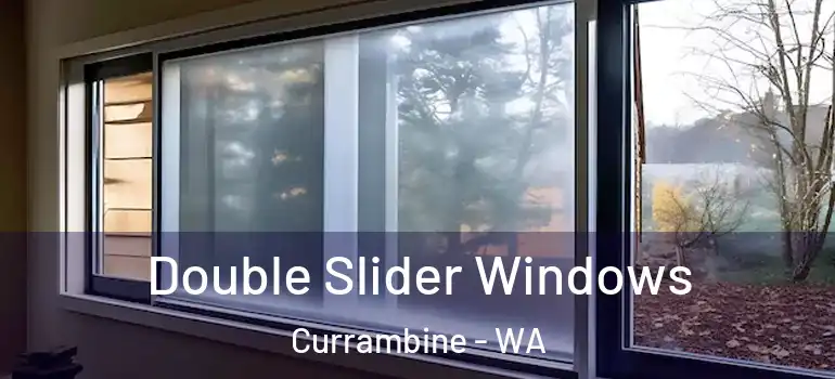Double Slider Windows Currambine - WA