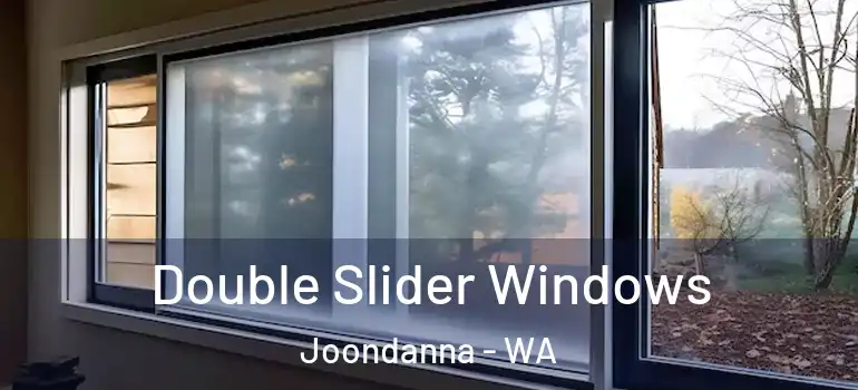 Double Slider Windows Joondanna - WA