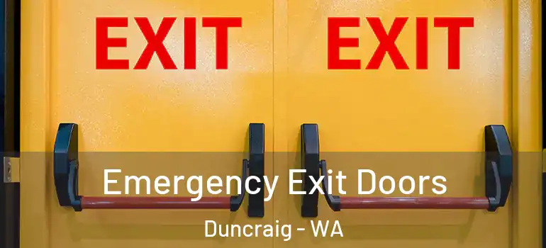 Emergency Exit Doors Duncraig - WA