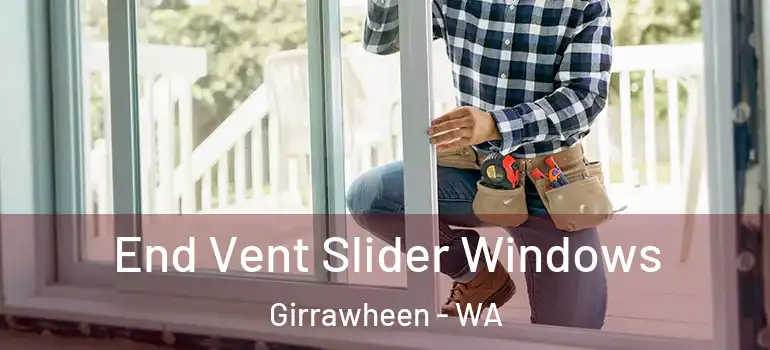 End Vent Slider Windows Girrawheen - WA
