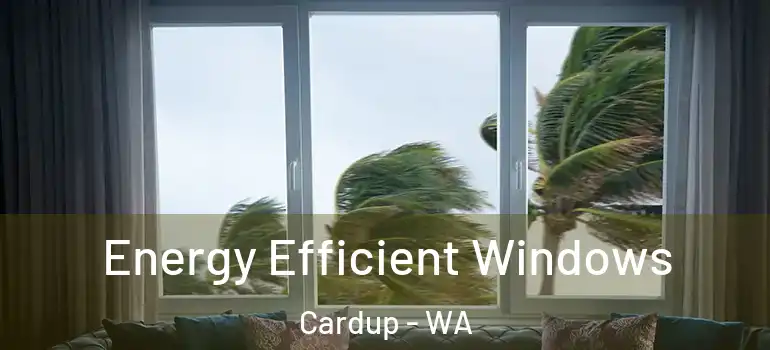 Energy Efficient Windows Cardup - WA