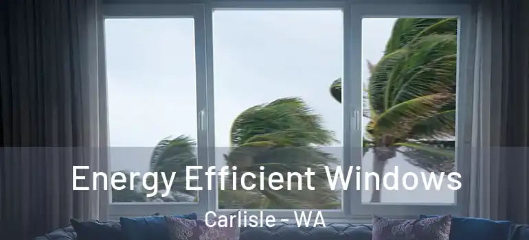 Energy Efficient Windows Carlisle - WA