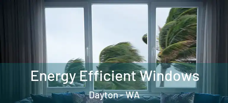 Energy Efficient Windows Dayton - WA