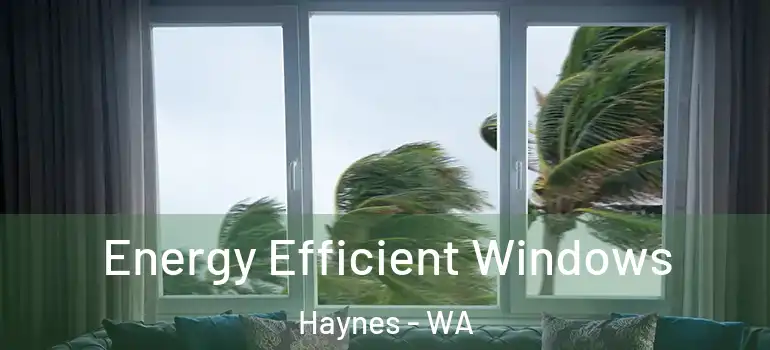 Energy Efficient Windows Haynes - WA