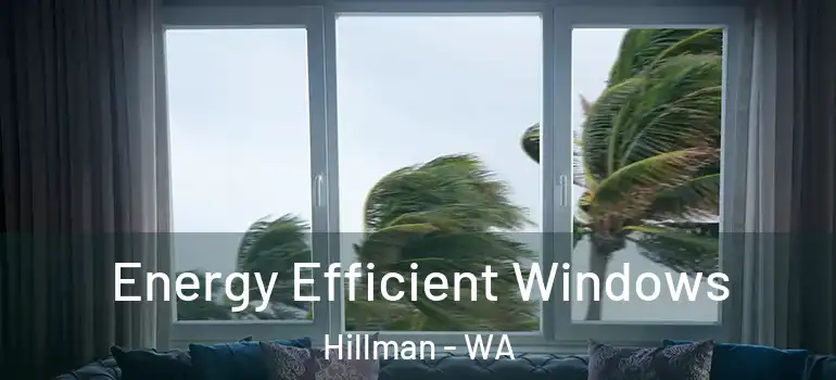 Energy Efficient Windows Hillman - WA