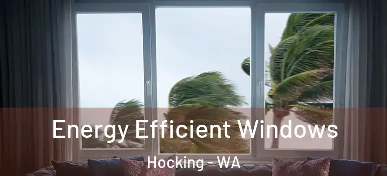 Energy Efficient Windows Hocking - WA