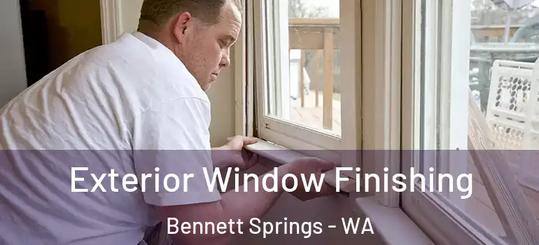 Exterior Window Finishing Bennett Springs - WA