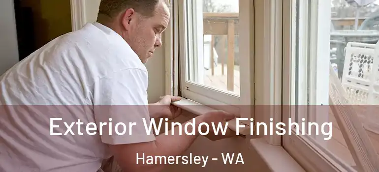  Exterior Window Finishing Hamersley - WA