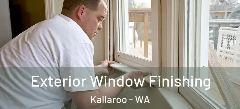  Exterior Window Finishing Kallaroo - WA