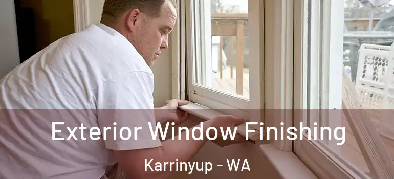  Exterior Window Finishing Karrinyup - WA