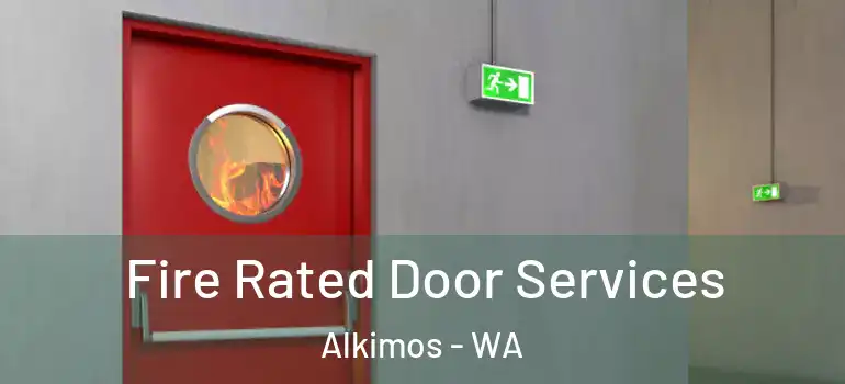 Fire Rated Door Services Alkimos - WA